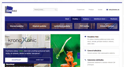 Desktop Screenshot of linotex.sk